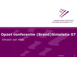 opzet conferentie brand simulatie 07