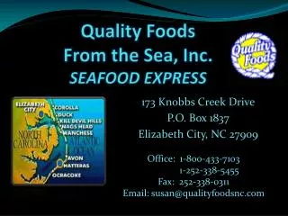 Quality Foods From the Sea, Inc. SEAFOOD EXPRESS