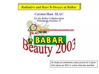 Radiative and Rare B-Decays at BaBar