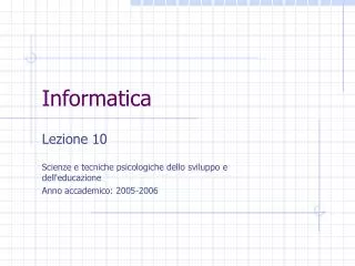 informatica