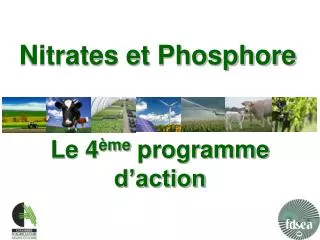 nitrates et phosphore