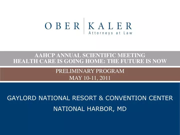 aahcp annual scientific meeting health care is going home the future is now