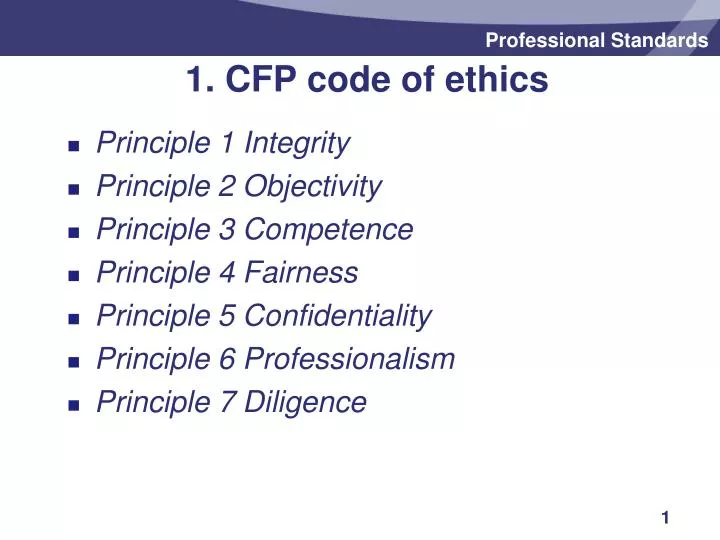 1 cfp code of ethics