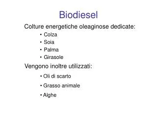 biodiesel