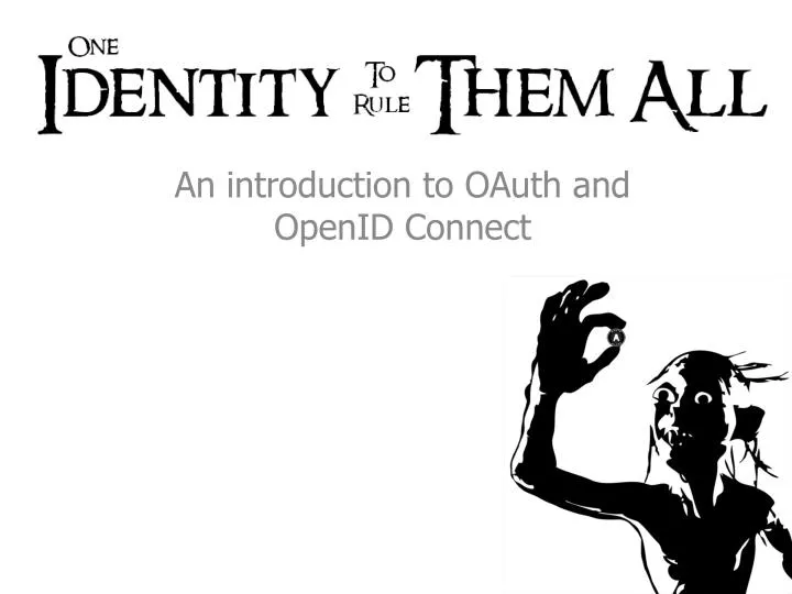an introduction to oauth and openid connect