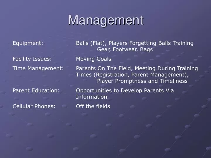 management