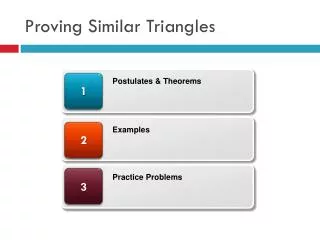 Proving Similar Triangles