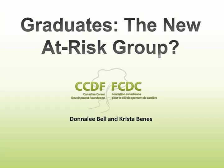 graduates the new at risk group