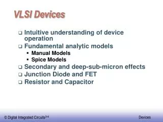 VLSI Devices