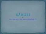 S Ã R U R I - slide 1