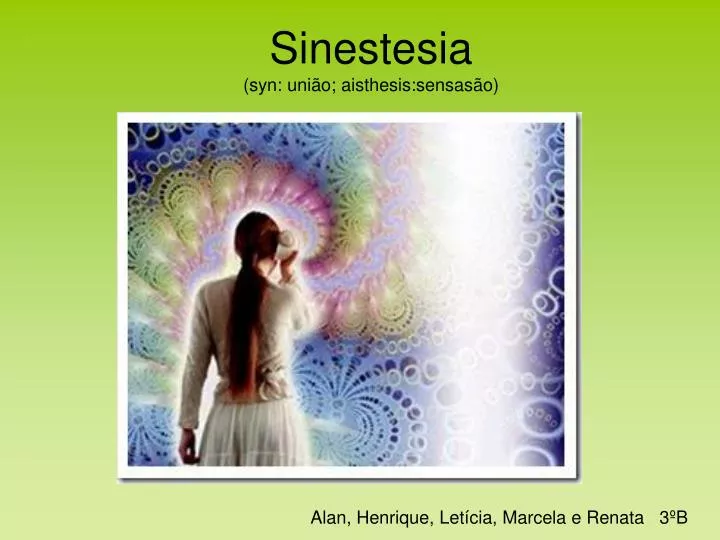 sinestesia syn uni o aisthesis sensas o