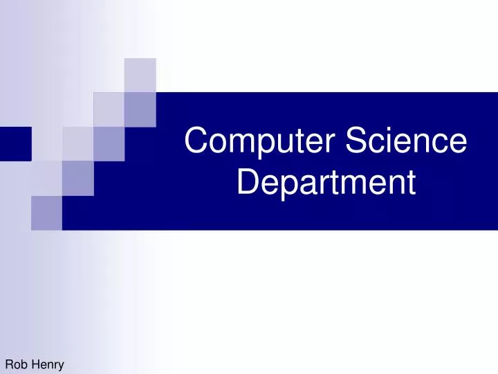 computer science department