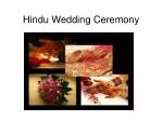 Hindu Wedding Ceremony - slide 1