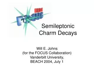 Semileptonic Charm Decays