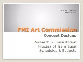 PMI Art Commission