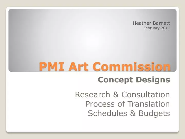 pmi art commission