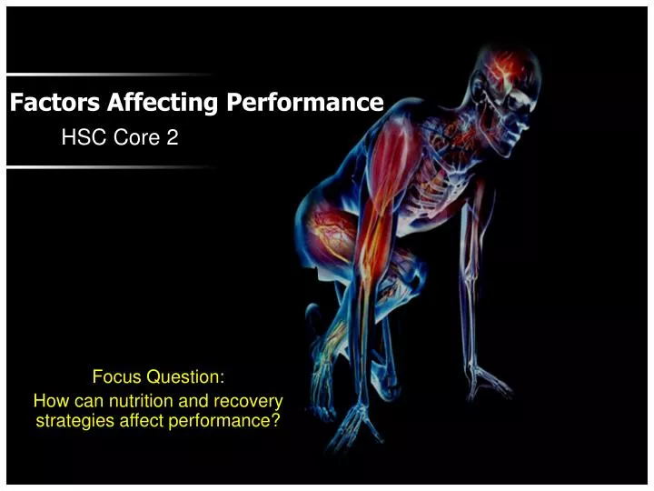 factors affecting performance