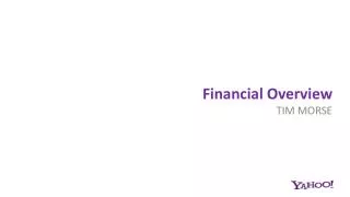 Financial Overview