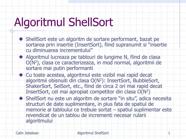 algoritmul shellsort
