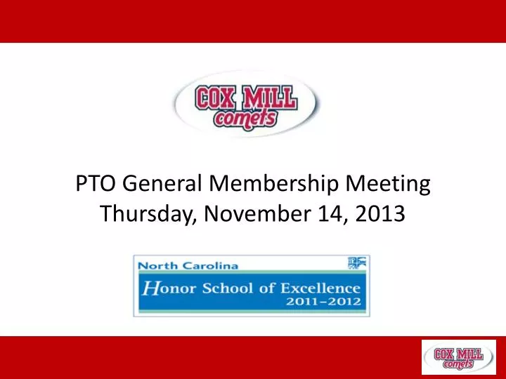 pto general membership meeting thursday november 14 2013