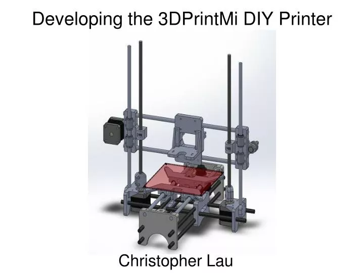 developing the 3dprintmi diy printer