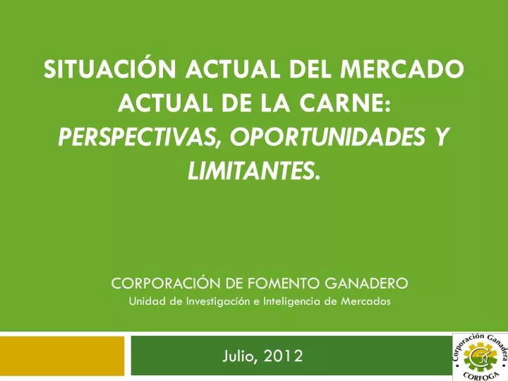 situaci n actual del mercado actual de la carne perspectivas oportunidades y limitantes