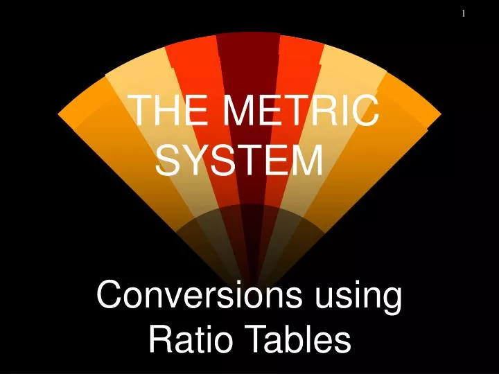 the metric system