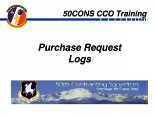 50CONS CCO Training