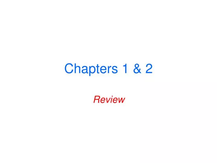 chapters 1 2