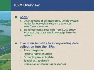 IERM Overview