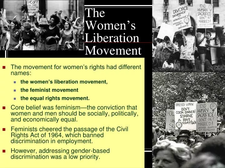 the women s liberation movement