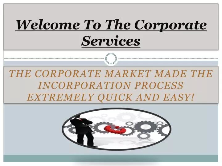 welcome to the corporate services