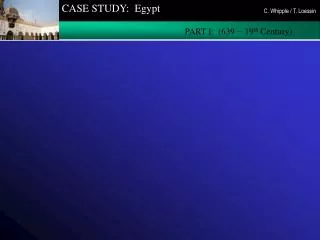CASE STUDY: Egypt