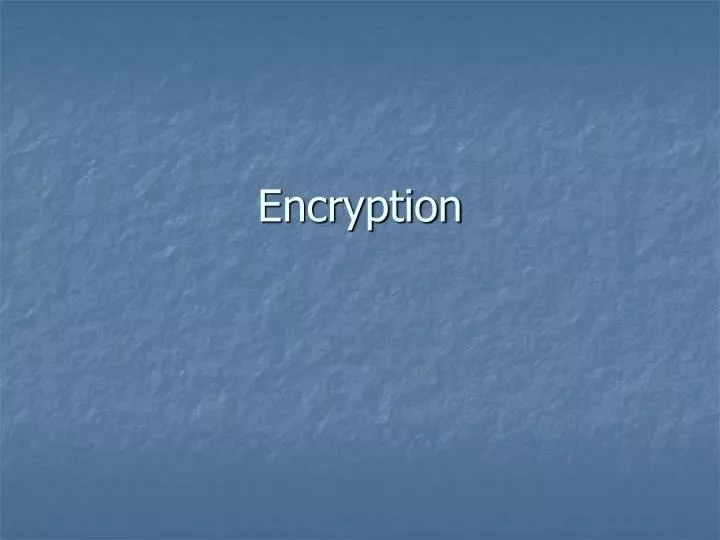 encryption