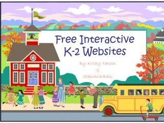 Free Interactive K-2 Websites