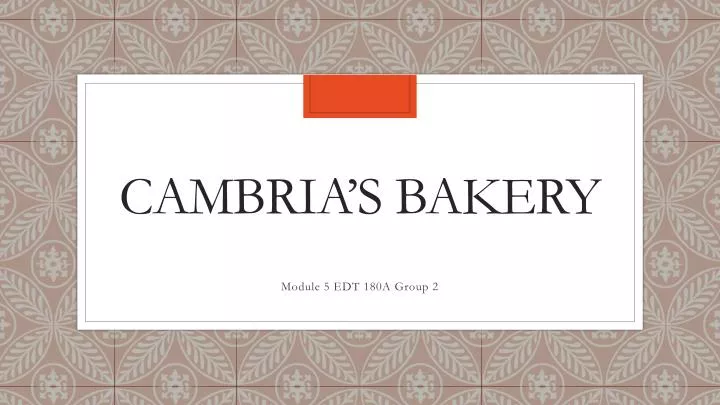 cambria s bakery