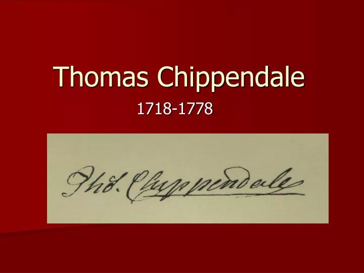 thomas chippendale