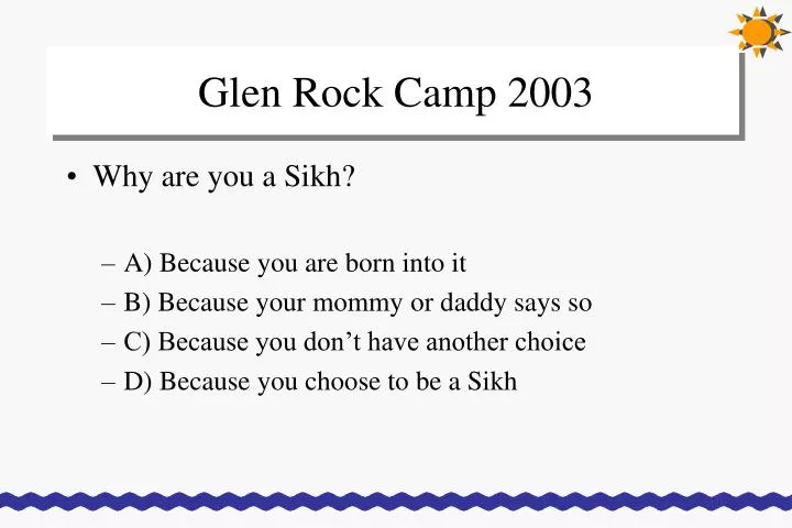 glen rock camp 2003
