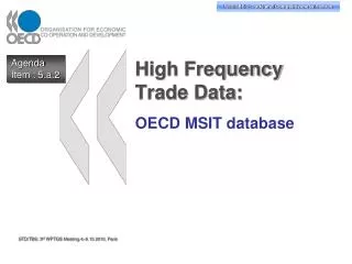 High Frequency Trade Data: