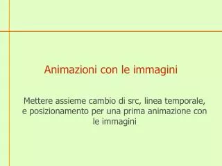 animazioni con le immagini