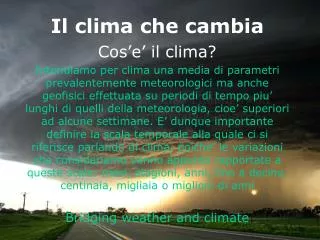 PPT - Il Clima PowerPoint Presentation, Free Download - ID:6260715