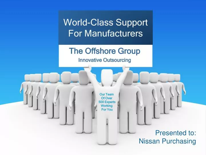 world class support for manufacturers