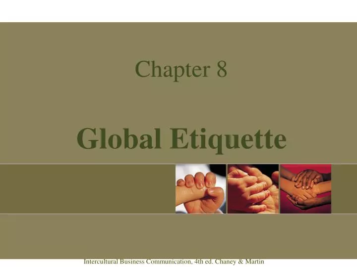 chapter 8 global etiquette