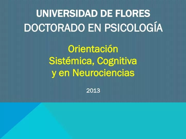 universidad de flores