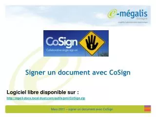 Signer un document avec CoSign