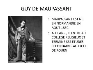 guy de maupassant
