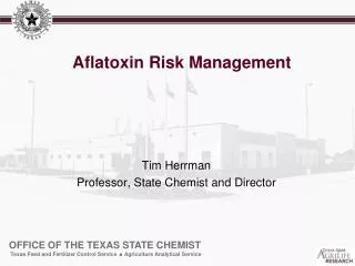Aflatoxin Risk Management