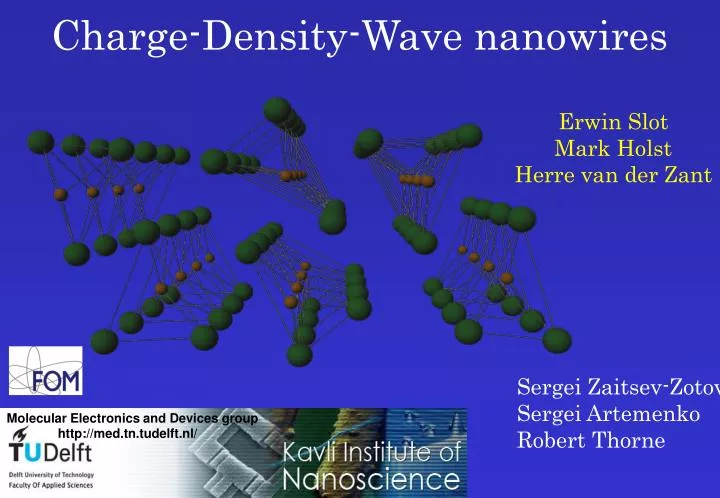 charge density wave nanowires
