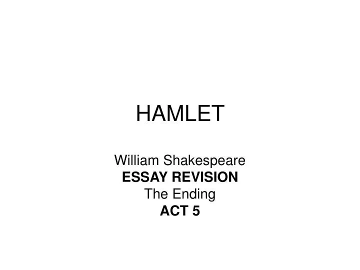 hamlet