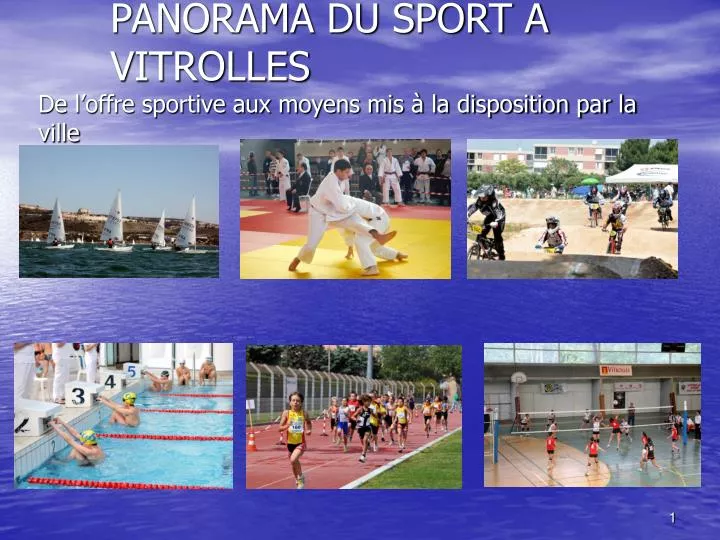 panorama du sport a vitrolles de l offre sportive aux moyens mis la disposition par la ville